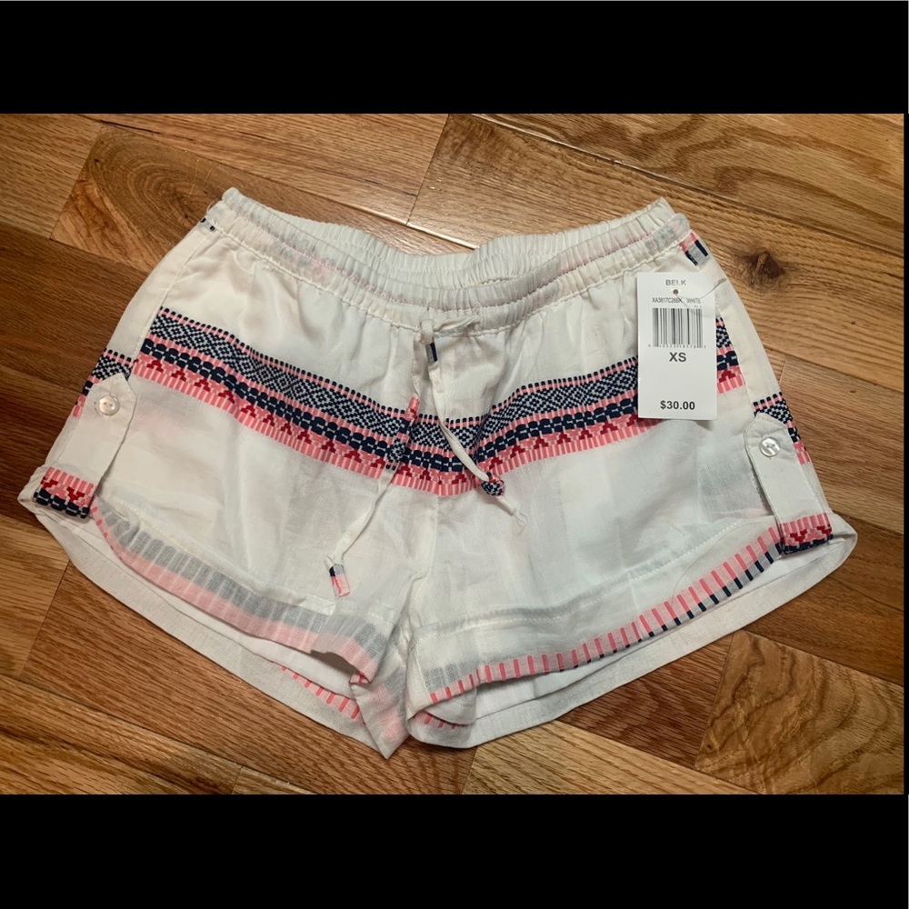 Linen shorts